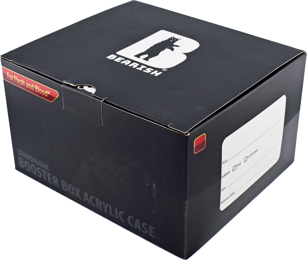 Bearish Sliding Pane Acrylic Case - Standalone Set (Made In Japan, Foil Packs) (AC-FAB003SP)