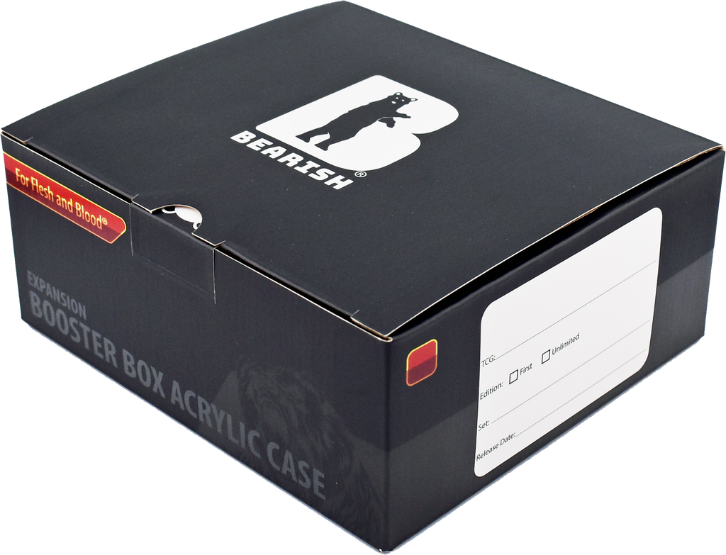 Bearish Sliding Pane Acrylic Case - Expansion Set (Made In Belgium, Paper Packs) (AC-FAB008SP)