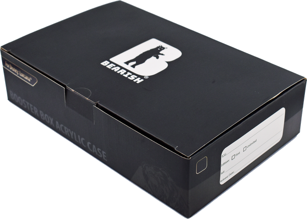 Bearish Sliding Pane Acrylic Case - Fits Non-Shrink-wrapped Booster Boxes (AC-LOR001SP)