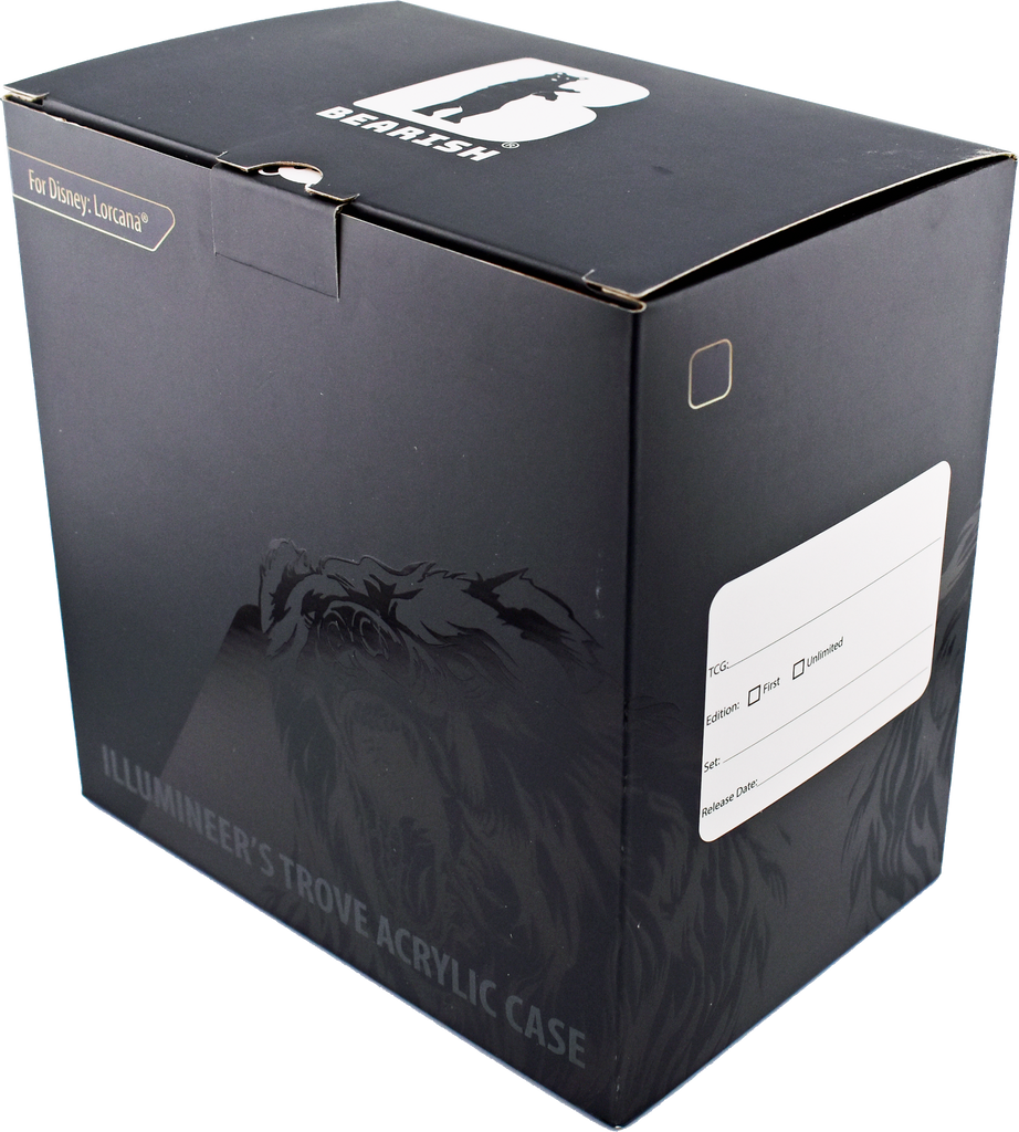 Bearish Sliding Pane Acrylic Case - Fits Illumineer's Trove Boxes (AC-LOR002SP)