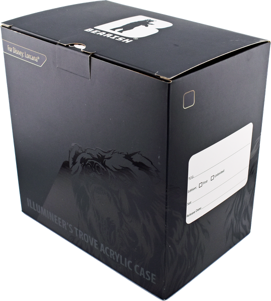 Bearish Sliding Pane Acrylic Case - Fits Illumineer's Trove Boxes (AC-LOR002SP)