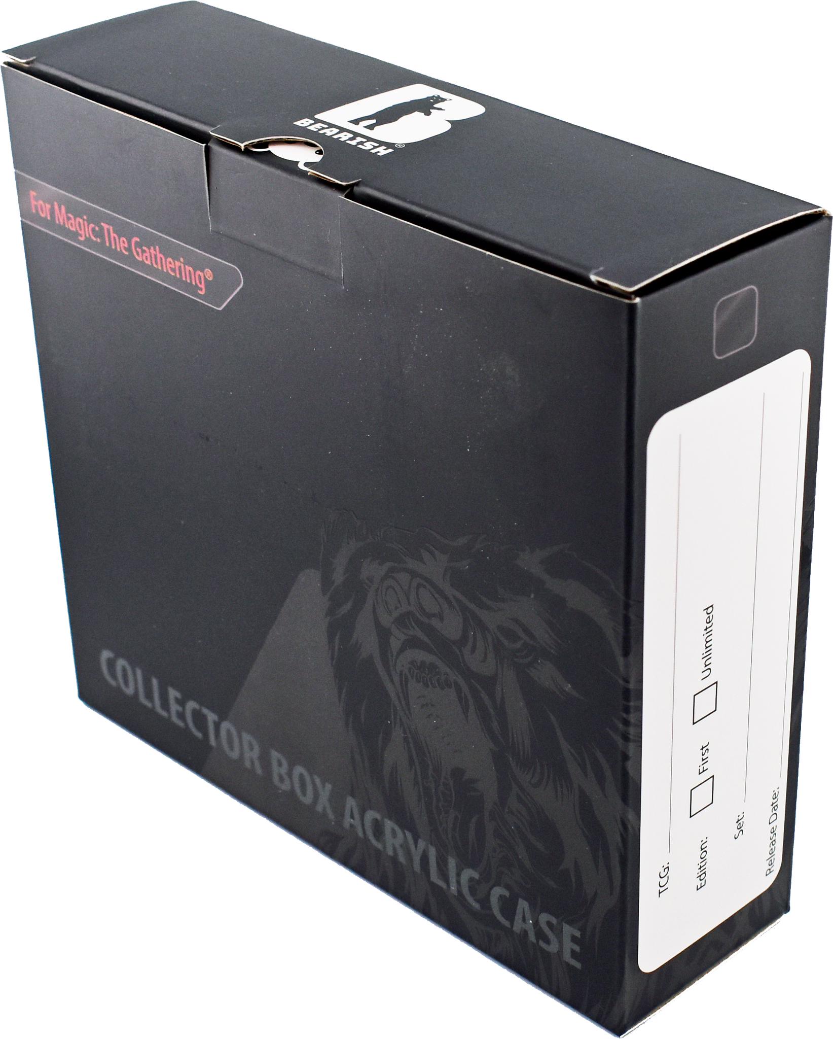 Bearish Sliding Pane Acrylic Case - Fits Collector Booster Boxes (AC-M Bearish Sliding Pane Acrylic Case - Fits Collector Booster Boxes (AC-M