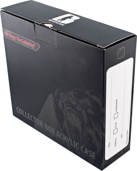 Bearish Sliding Pane Acrylic Case - Fits Collector Booster Boxes (AC-MTG002SP)