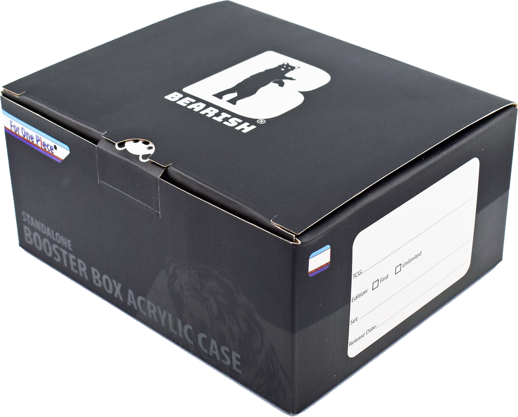 Bearish Sliding Pane Acrylic Case - Fits OP4 to Current Booster Boxes (AC-ONE001SP)