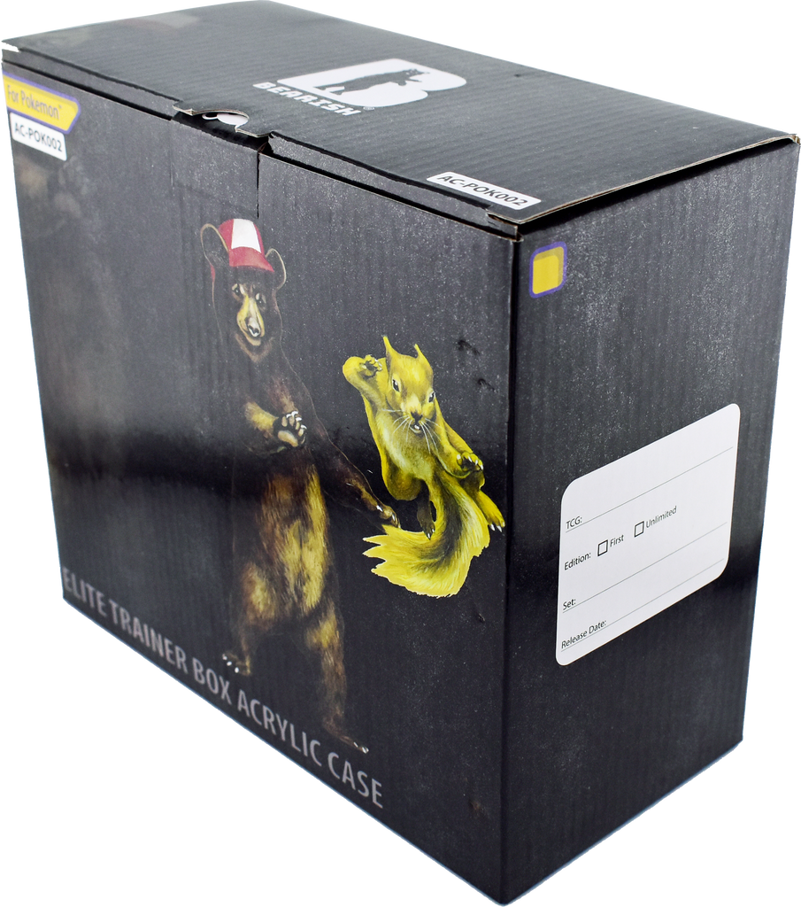 Bearish Lock Pane Acrylic Case – Fits Standard Size Elite Trainer Boxes (AC-POK002)