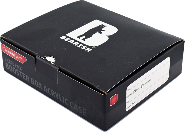 Bearish Sliding Pane Acrylic Case - Fits 5 to 7-Card, 24 Pack Booster Boxes (AC-YGO001SP)