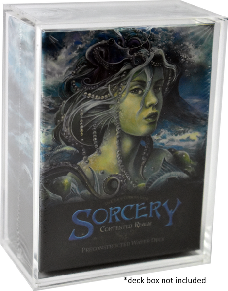 Sorcery: Contested Realm® True Fit Acrylic Case - Precon Deck Box (Alpha)