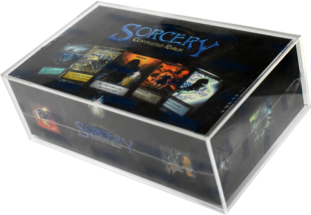 Sorcery: Contested Realm® True Fit Acrylic Case - Booster Box (Beta)