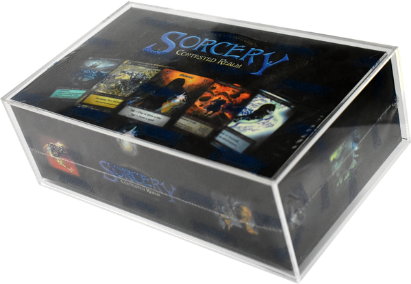 Sorcery: Contested Realm® True Fit Acrylic Case - Booster Box (Beta)
